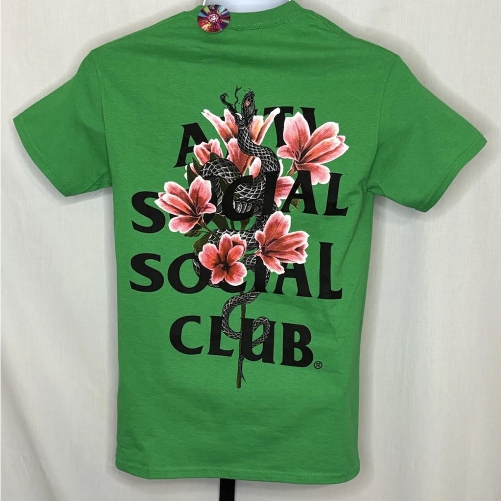 Small - Authentic Anti Social Social Club Hokkaido 3M Tee Green - NWT ASSC
